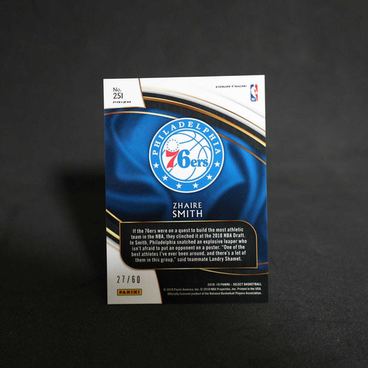 2018-19 Zhaire Smith Select #251 Courtside Copper Prizm /60 Rookie Card