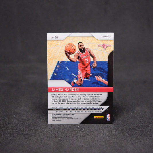 2018-19 James Harden Panini Prizm - Silver Prizm