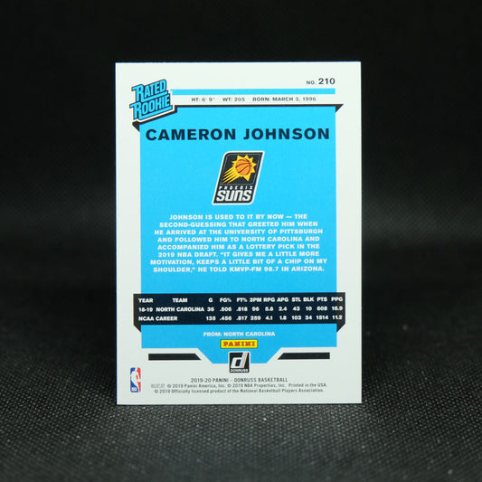2019-20 Cameron Johnson Donruss Rated Rookie