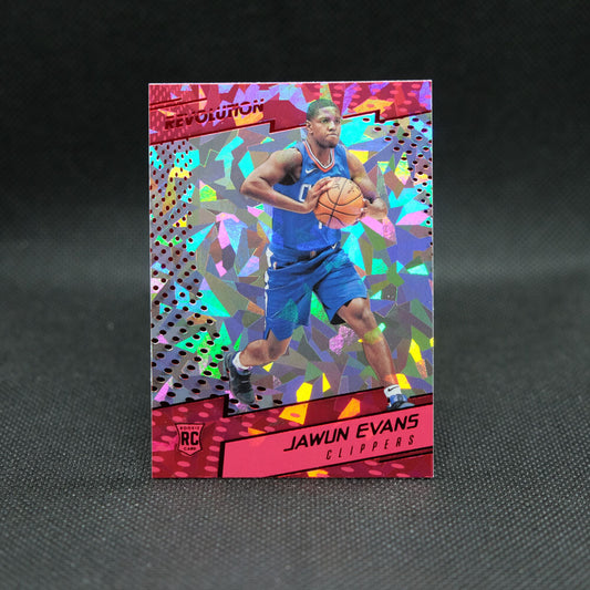 2017-18 Jawun Evans Revolution Cracked Ice Rookie Card