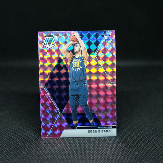 2019-20 Mosaic Pink Camo Prizm Goga Bitadze Rookie Card