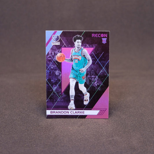 2019-20 Brandon Clarke Chronicles Recon Pink Rookie Card