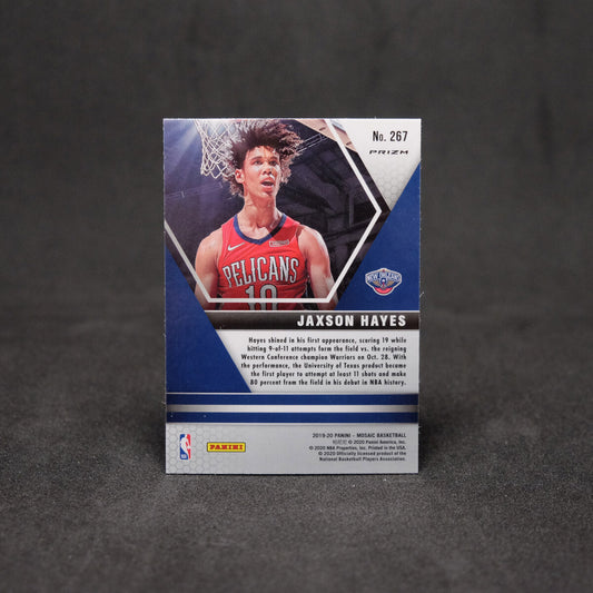 2019-20 Jaxson Hayes Mosaic NBA Debut Silver Prizm