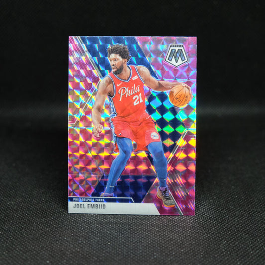 2019-20 Mosaic Pink Camo Joel Embiid