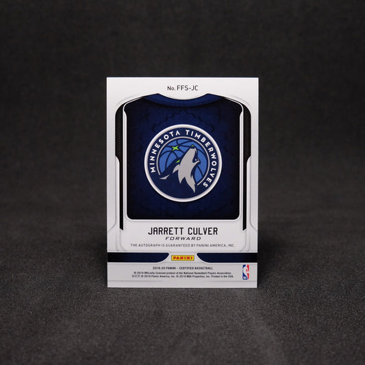 2019-20 Jarrett Culver Certified Fresh Faces Rookie Autograph