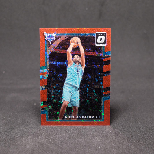 2017-18 Nicolas Batum Donruss Optic Fast Break Red Prizm /85