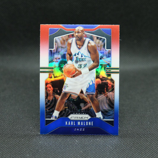 2019-20 Karl Malone Prizm NBA Red White Blue Prizm