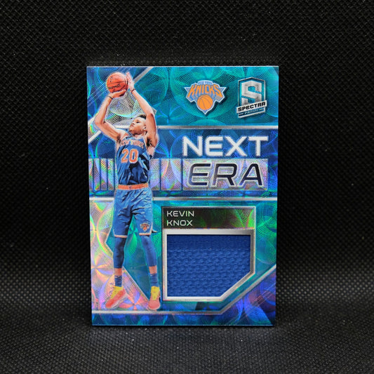 2018-19 Kevin Knox Spectra Next Era Neon Blue Prizm Rookie Patch /49