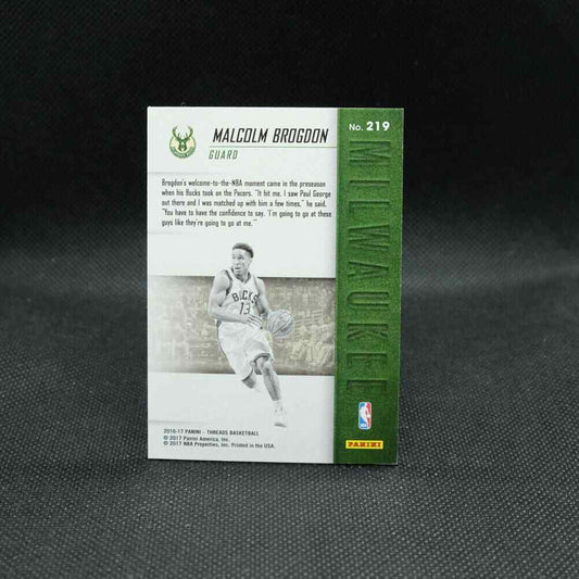 2016-17 Malcolm Brogdon Threads Rookie Card #219