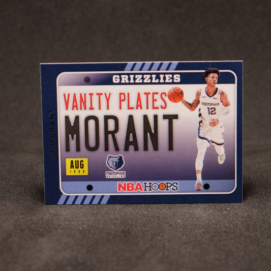 Ja Morant 2020-21 Hoops Vanity Plates