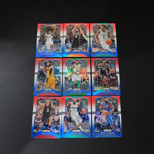 2019-20 Prizm Red White Blue Prizm Card Lot #1 - 9 Cards