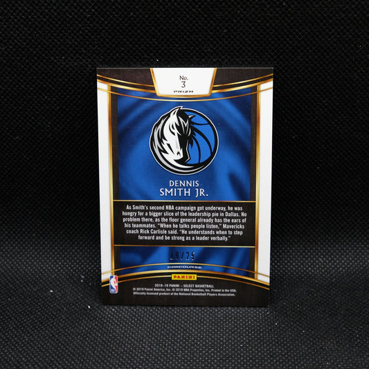 2018-19 Select Dennis Smith Jr. Rated #3 Tie Dye Prizm