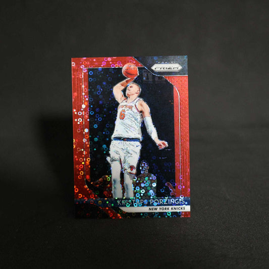 2018-19 Kristaps Porzingis Panini Prizm - Fast Break Red Prizm /125