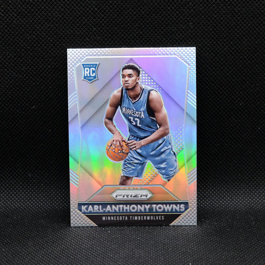 2015-16 Karl-Anthony Towns Prizm #328 Silver Prizm Rookie Card