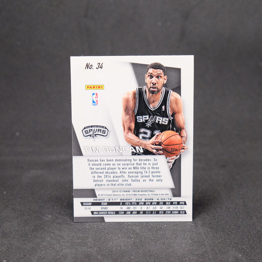2014-15 Panini Prizm Tim Duncan #34