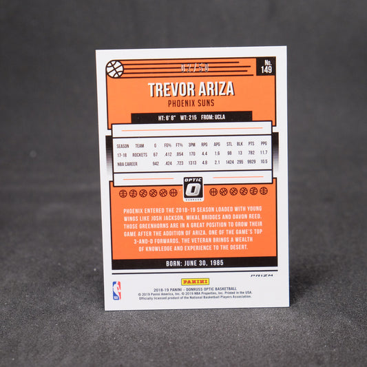 2018-19 Trevor Ariza Panini Donruss Optic Blue Fast Break Prizm /50