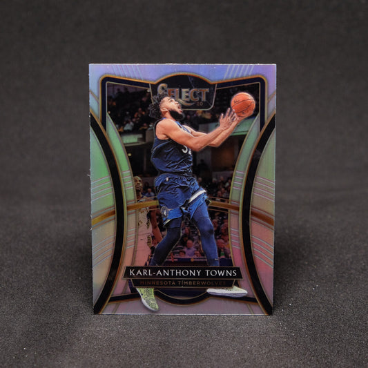 Karl-Anthony Towns 2019-20 Select Premier Level Silver Prizm