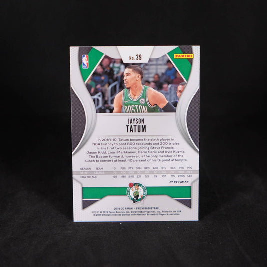 2019-20 Panini Prizm Jayson Tatum #39 Silver Prizm
