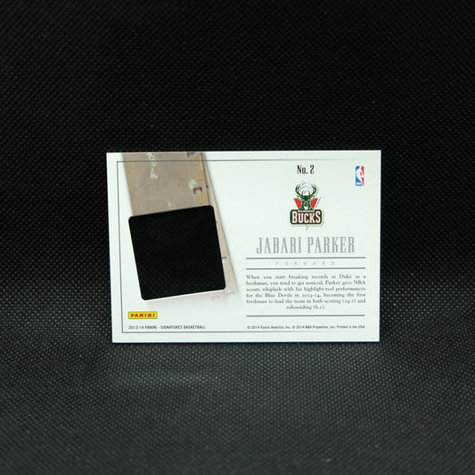 2013-14 Jabari Parker Signatures Draft Pick X-Change Rookie Card