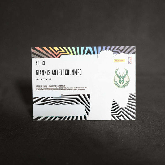 2019-20 Giannis Antetokounmpo Illusions Shining Stars Blue Acetate