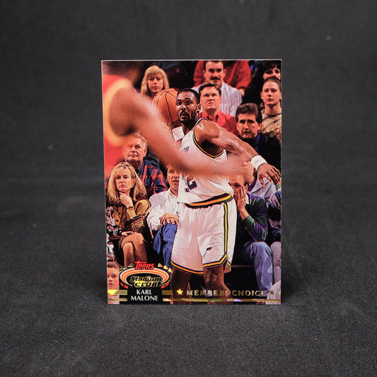 Karl Malone 1992-93 Topps Stadium Club #205 Members Choice