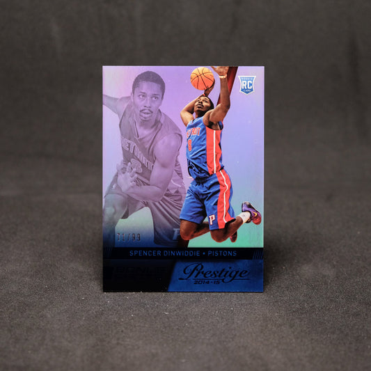 2014-15 Spencer Dinwiddie Prestige Bonus Shots Blue Rookie /99