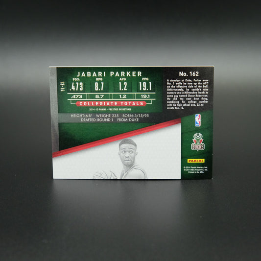 2014-15 Jabari Parker Prestige Bonus Shots Green Rookie 5/5