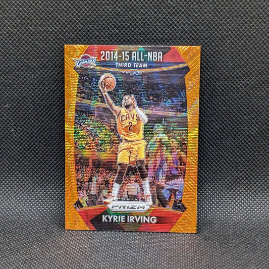 2015-16 Kyrie Irving Prizm All NBA Orange Wave Prizm