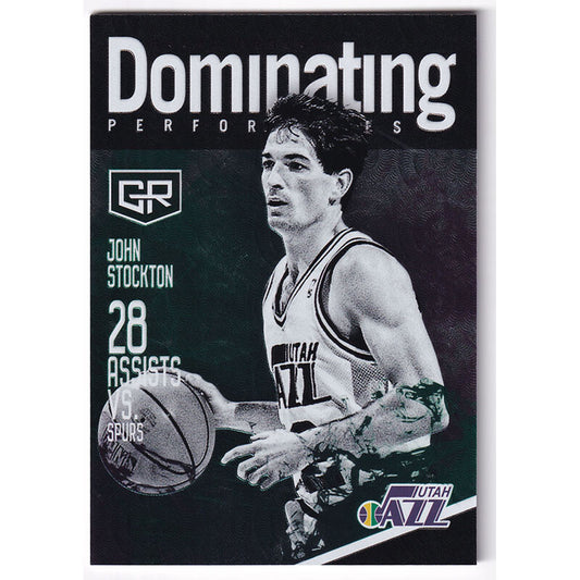 2016-17 Panini Grand Reserve Dominating Performances #22 John Stockton