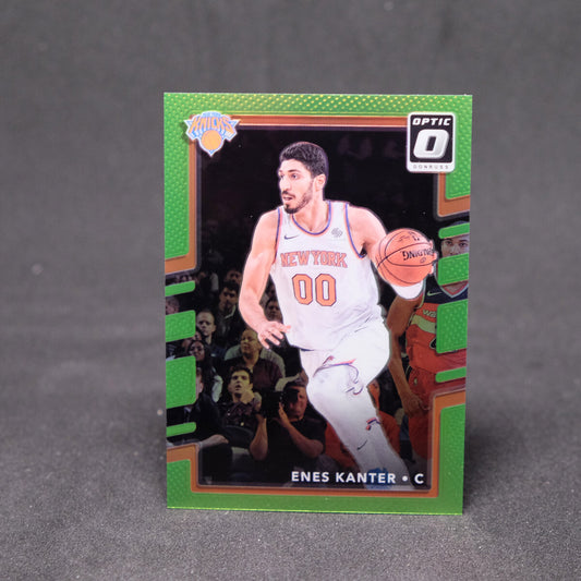 2017-18 Enes Kanter Donruss Optic Lime Green Prizm /175