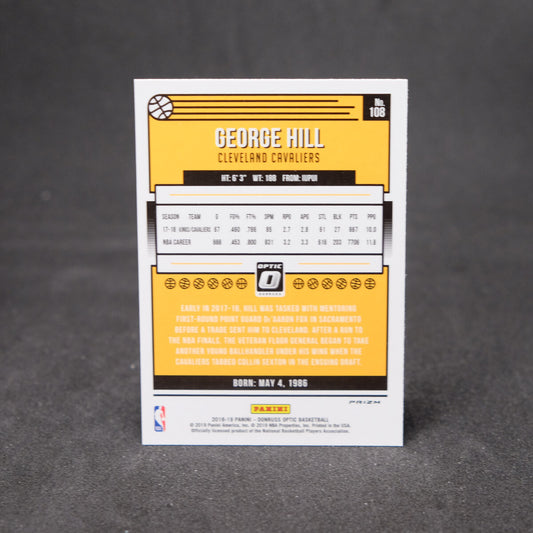 2018-19 Panini Donruss Optic Purple Prizm George Hill