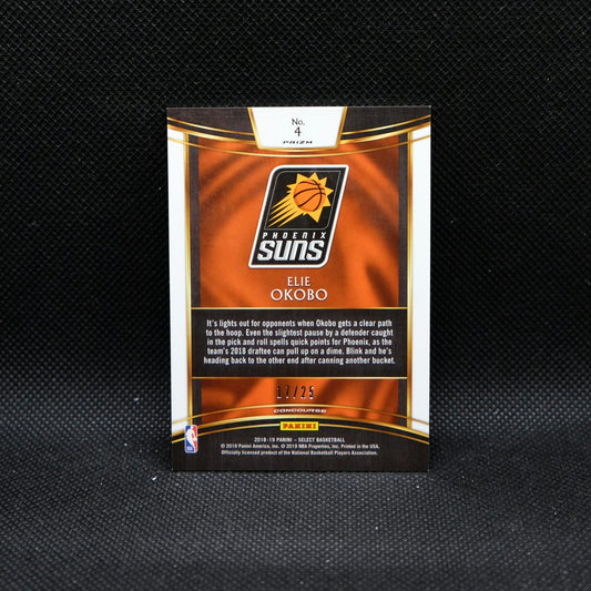2018-19 Panini Select Elie Okobo #4 Tie Dye Prizm Rookie Card /25