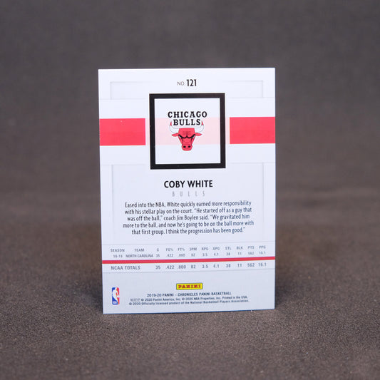 2019-20 Coby White Chronicles Panini Rookie Card