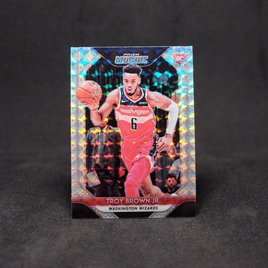 2018-19 Troy Brown Prizm Mosaic - Silver Prizm Rookie Card