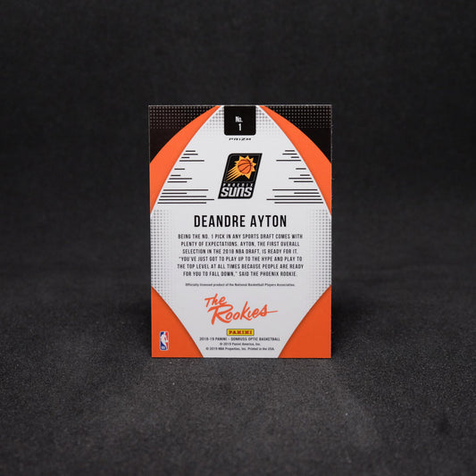 Deandre Ayton 2018-19 Donruss Optic The Rookies Holo Prizm