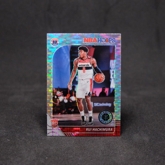 2019-20 Rui Hachimura Hoops Premium #206 Silver Pulsar Prizm Rookie Card