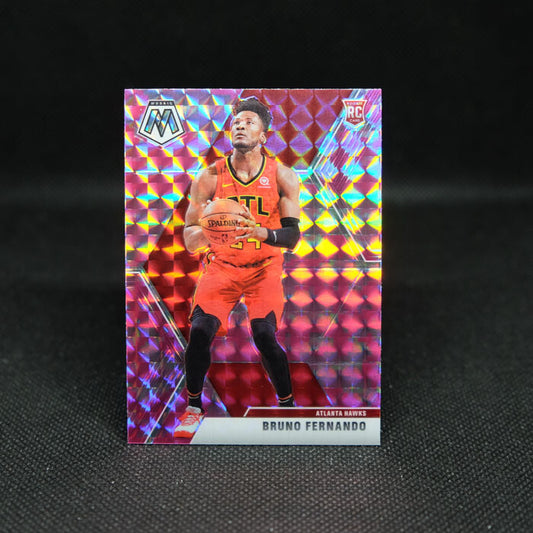 2019-20 Mosaic Pink Camo Prizm Bruno Fernando Rookie Card