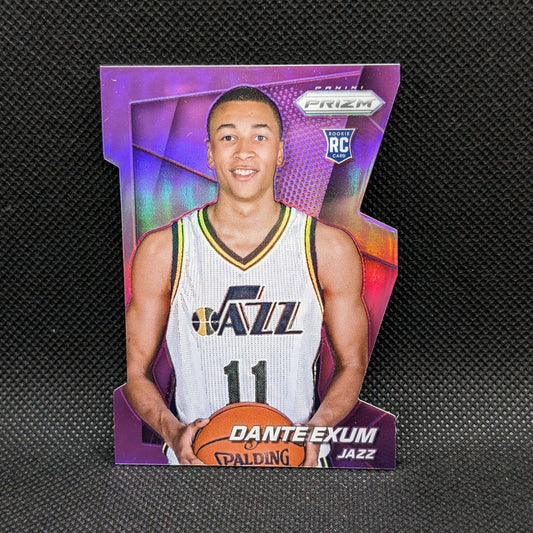 2014-15 Dante Exum Prizm #255 Purple Prizm Die Cut Rookie Card /139