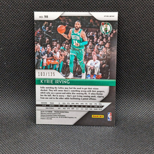 2018-19 Kyrie Irving Prizm Red Fast Break Prizm /125