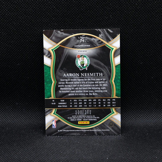 2020-21 Select Aaron Nesmith Concourse Light Blue Prizm Rookie Card /299