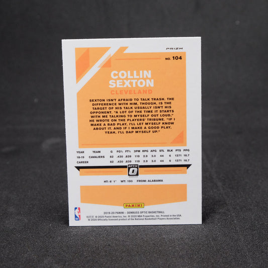 Collin Sexton 2019-20 Donruss Optic Holo Prizm