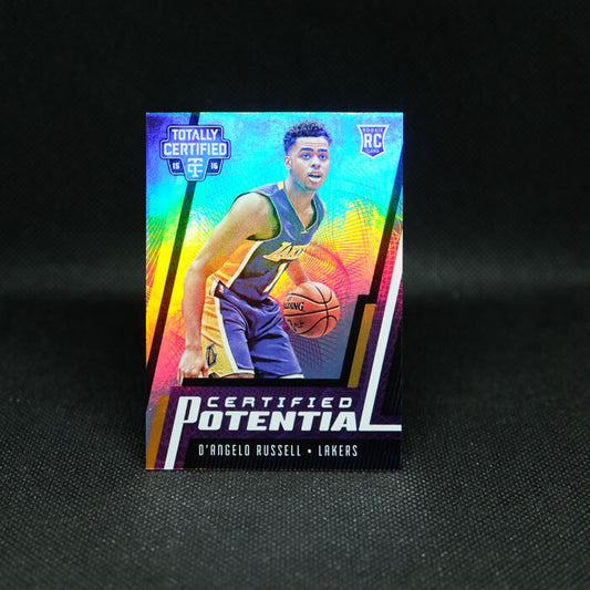2015-16 D'Angelo Russell Totally Certified - Certified Potential /25 Silver R...