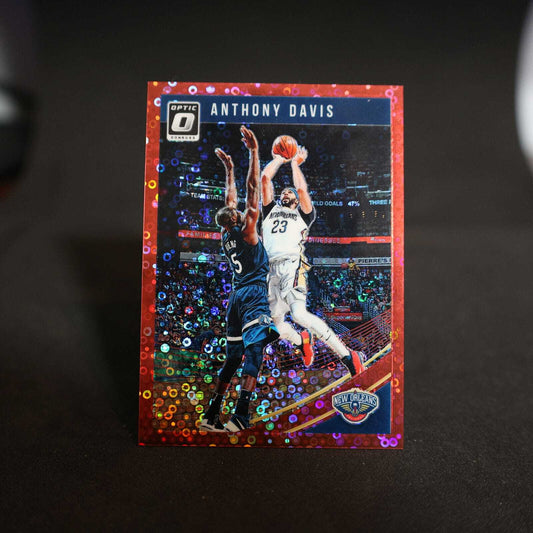 2018-19 Anthony Davis Donruss Optic Red Fast Break Prizm /85