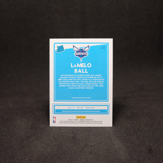 LaMelo Ball 2020-21 Donruss Rated Rookie #202