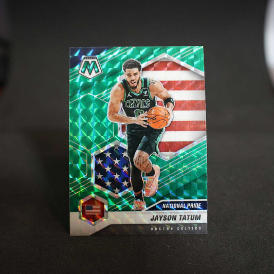 2020-21 Jayson Tatum Mosaic National Pride Green Prizm