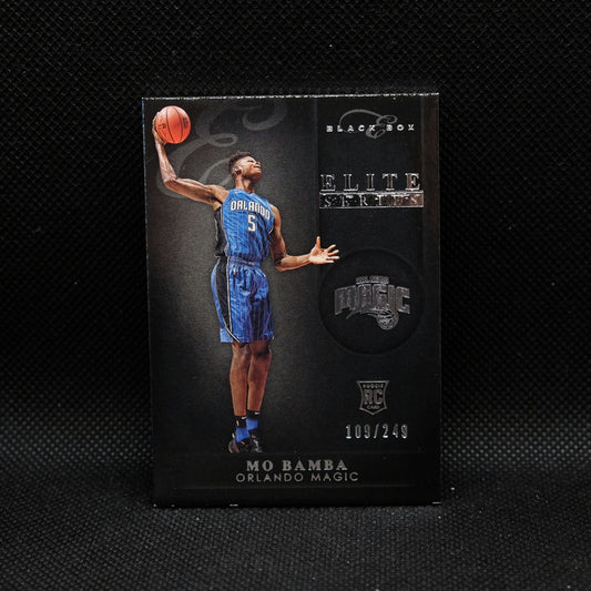 2018-19 Panini Chronicles Mo Bamba Black Box Elite Series Rookie Card /249