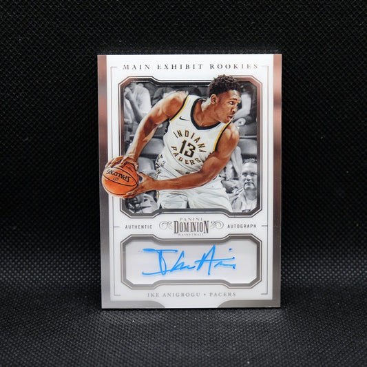 2017-18 Ike Anigbogu Dominion Main Exhibit Rookies Autograph /49