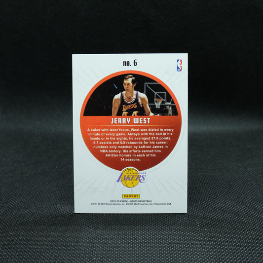 2019-20 Jerry West Hoops Legends of the Ball Holo #6