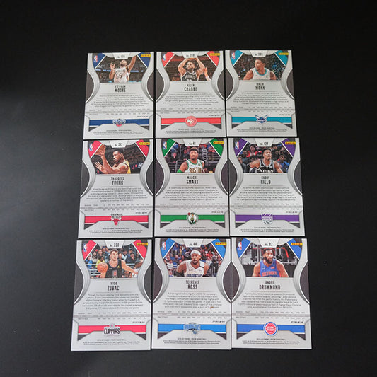 2019-20 Prizm Red White Blue Prizm Card Lot #1 - 9 Cards