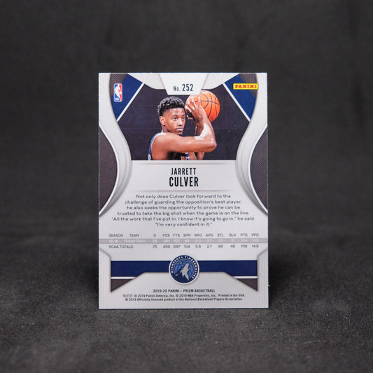 2019-20 Jarrett Culver Prizm - #252 Rookie Card